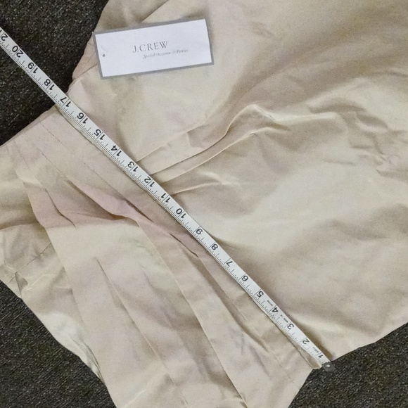🆕️ 🥂J. Crew🥂 - Champagne Strapless Silk Cocktail Dress - Picture 11 of 13